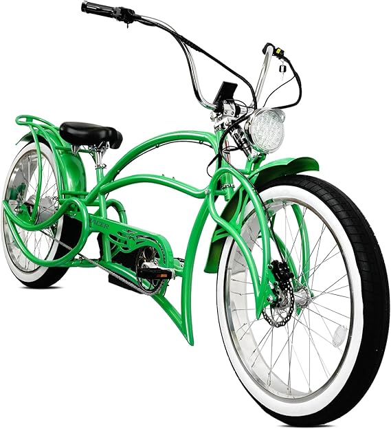 Tracer Beyond Pro 800W 26'' Classic Stretch Chopper EBike